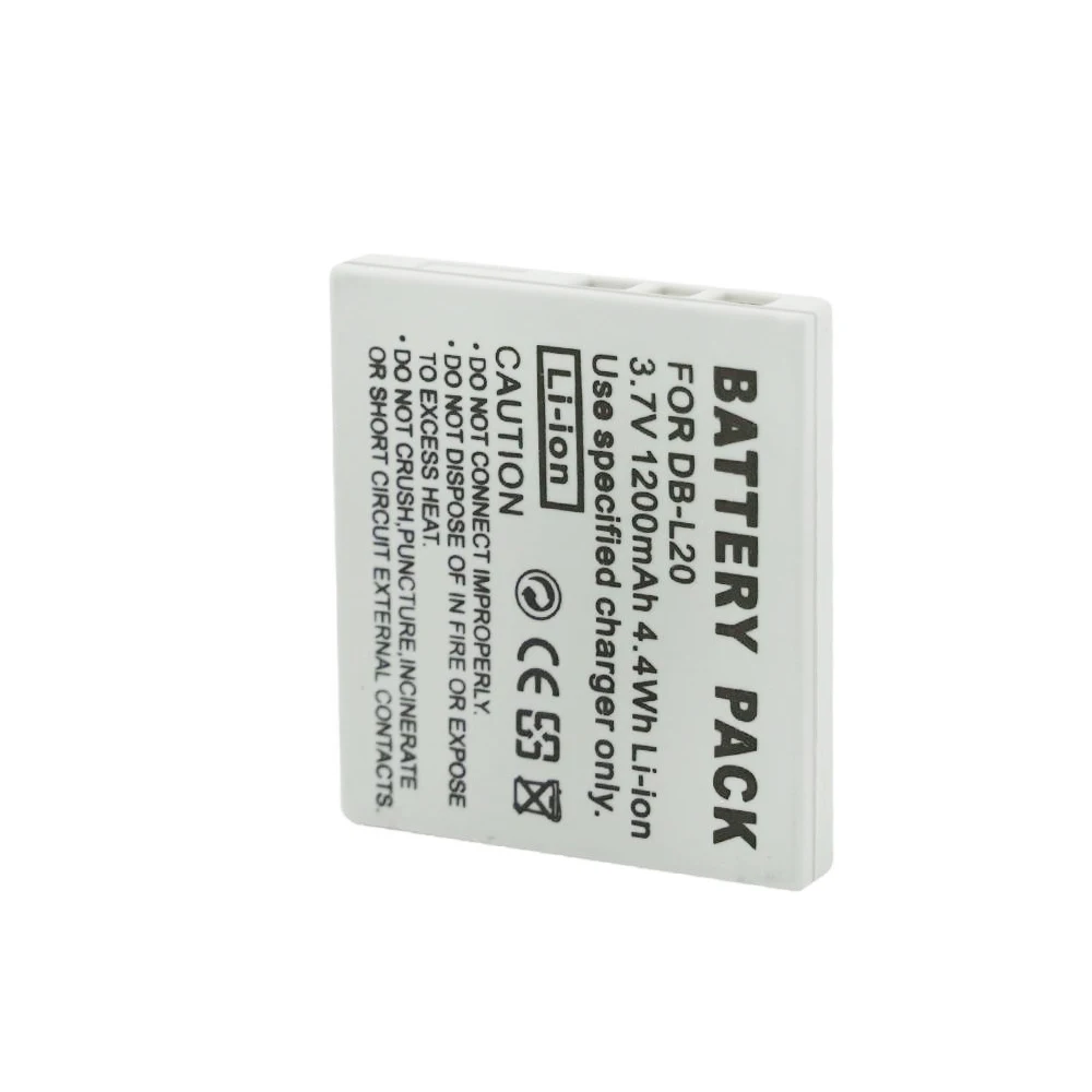 DB-L20 DBL20 Аккумулятор для Sanyo Xacti DMX-C1 C4 C5 C6 CA6 CA65 CA8 CA9 CG5 CG6 CG65 CG9 DSC-C4 C5 E6 J4 VPC-C1 C4 C40 Аккумуляторы (art.: 3920ceeeabf2f) - 3920ceeeabf2f