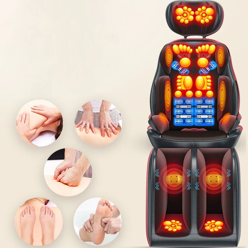 Электрическая подушка для шеи спины и тела с вибрацией массажное кресло