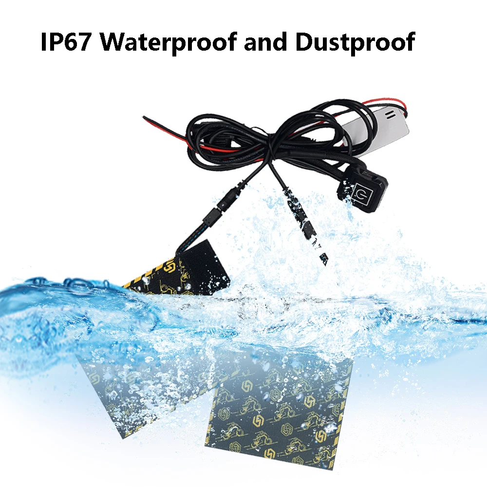 Мотоциклетные Захваты с подогревом 6 шестеренок подогрев электрическим