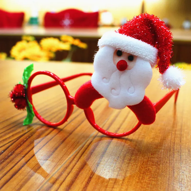 

Милая детская Рождественская декоративная оправа для очков детское платье для рождевечерние реквизит для фотографии принадлежности