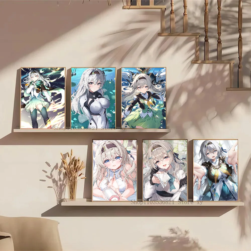 Аниме игра Honkai звезда рельс Светлячок плакат наклейки гостиная спальня вход