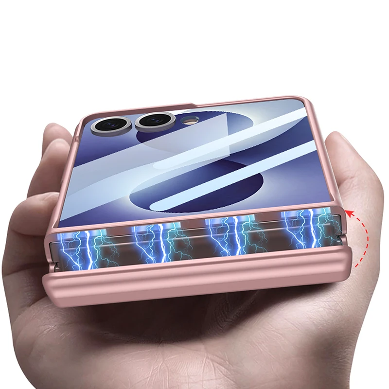 Фото Защитный чехол 3 в 1 для Samsung Galaxy Z Flip 8, модный защитный чехол для мобильного телефона, задняя крышка №4