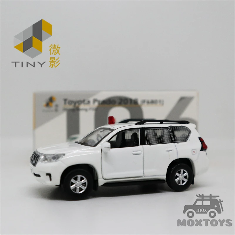 Крошечный 1:64 Toyota Prado 2018 Пожарная служба Гонконга литый под давлением модель