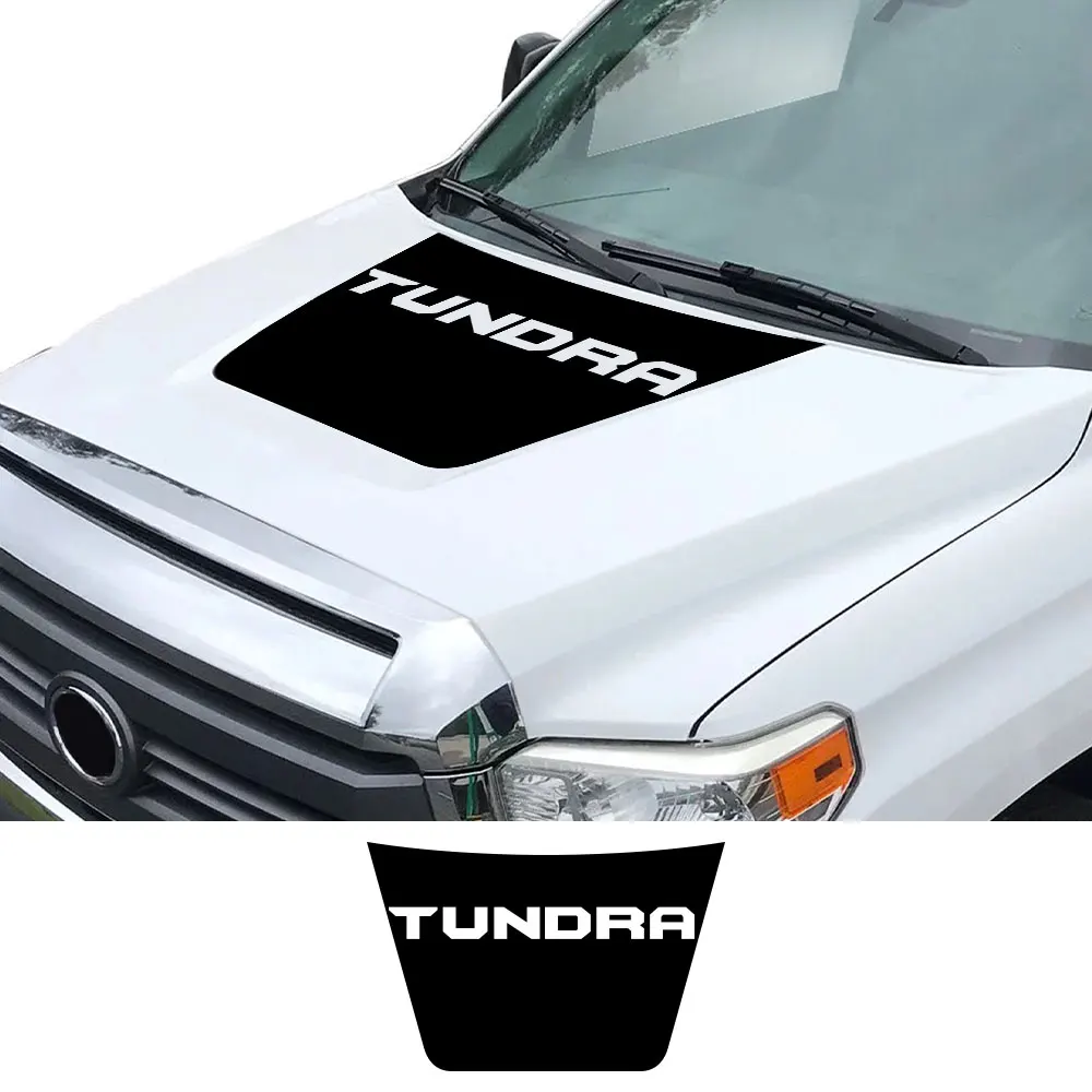 Капот пикапа. Toyota Tundra винил. Тундра в виниле.