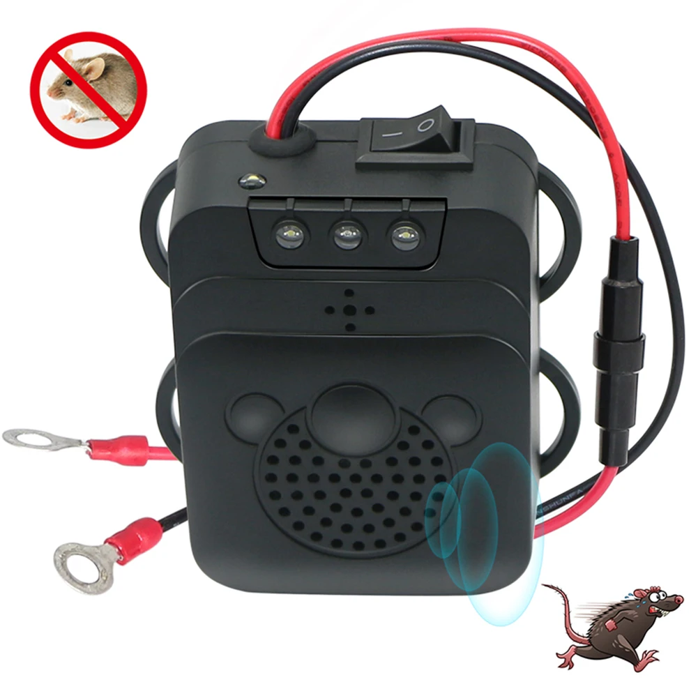 

Mole Rat Mouse Repeller Snake Repellent Pest Reject Ultrasonic Cockroach Spider for Household Bedroom Protection