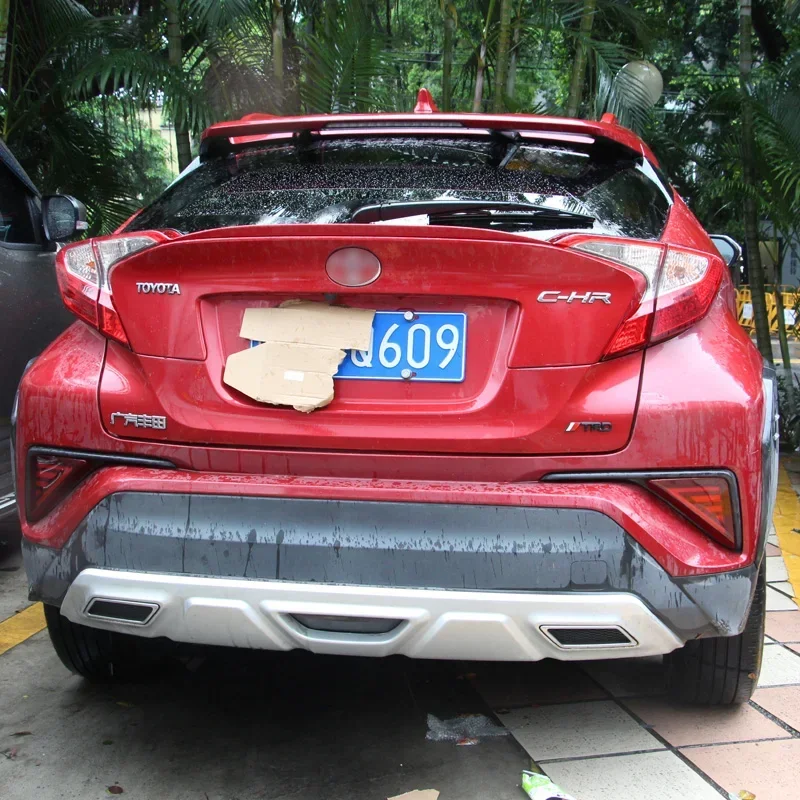 Автомобильные светодиодные задние фонари, задние противотуманные фары для Toyota CHR 2016-2019, стоп-сигнал, украшение заднего бампера, отражатель, авто лампа (art.: 3920cf67ddc8e) - 3920cf67ddc8e