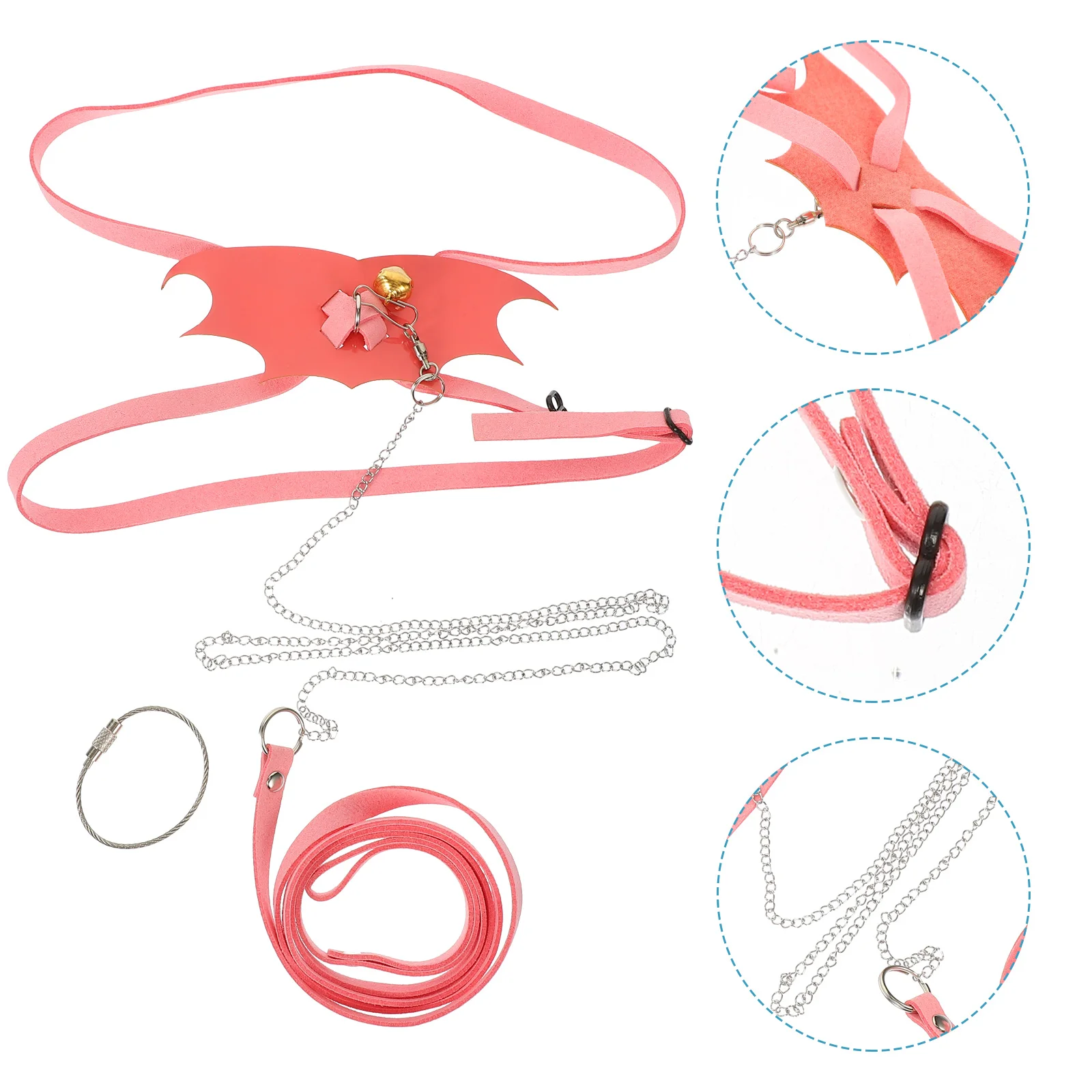 

Harness Leash Lizard Reptile Dragon Bearded Gecko Guinea Vest Walking Animal Pet Training Wing Traction Bunny Adjustable Hamster