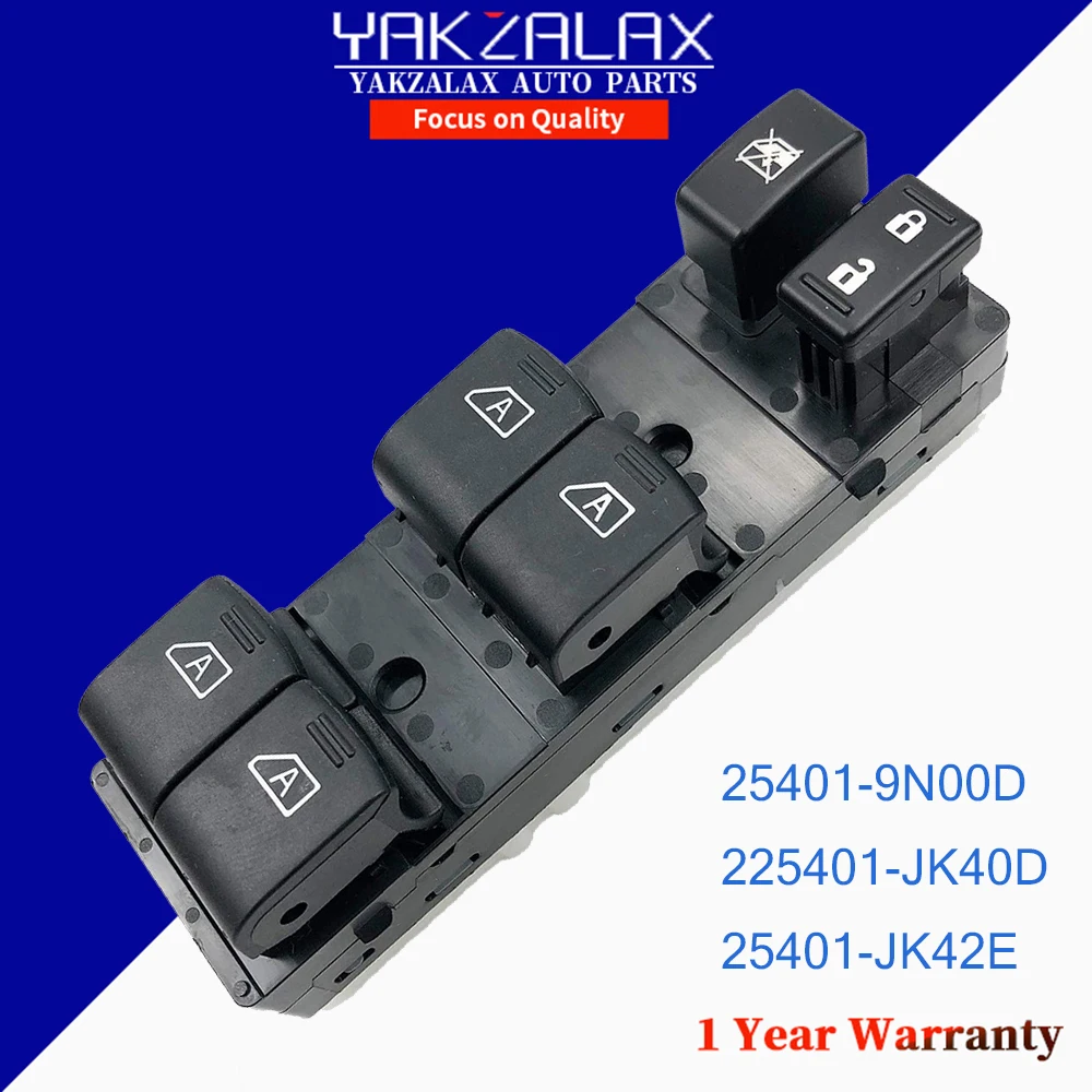 Запчасти кнопки переключателя стеклоподъемника 25401-9N00D для Nissan Maxima Infiniti 2009 2010 2011