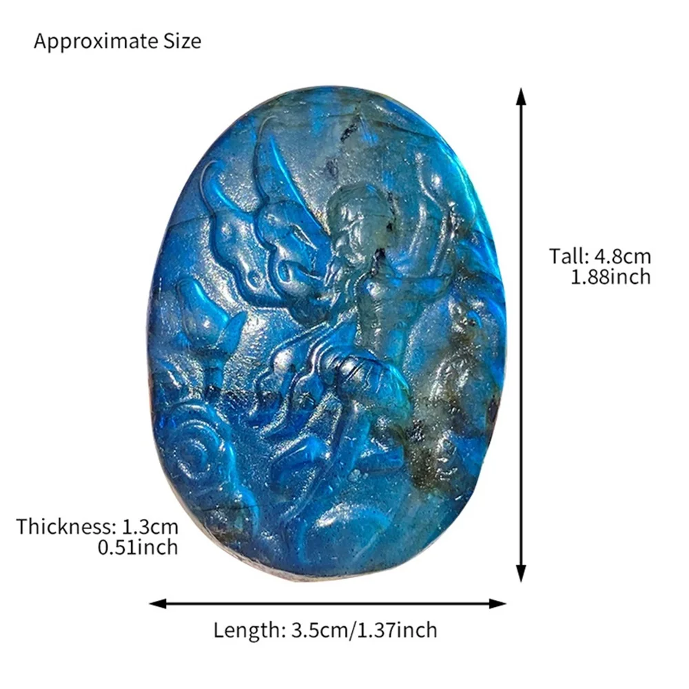 

Лабрадорит Летающая богиня резьба XINCHEN