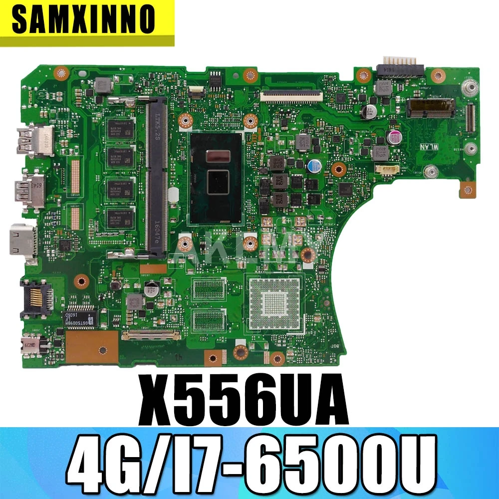 

Новая материнская плата для ноутбука X556UA 4G/I7-6500U Материнская плата Asus A556U R556U X556U X556UJ X556UV X556UAM X556UA 90NB09S0-R00020