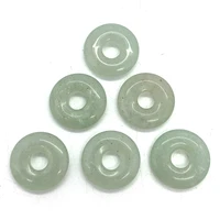 natural stone necklace pendants green aventurine charm 1018mm dongling safety buckle pendants women necklace diy jewelry making