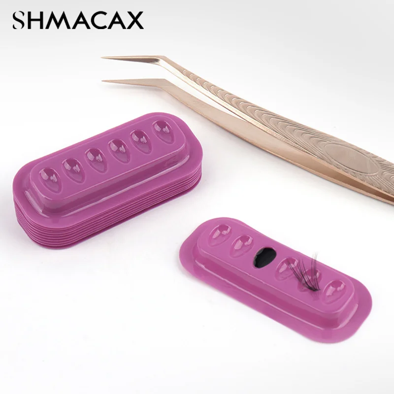 50 шт. пластиковые поддоны для клея наращивания ресниц