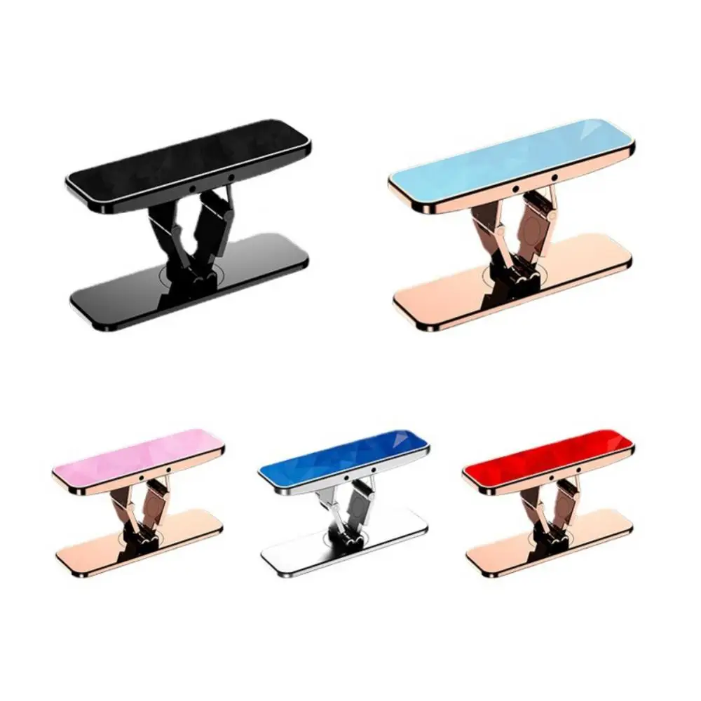 

Invisible Desk Bracket Mount Portable Bracket Mobile Phone Kickstand Holder Multi-angle Support Metal Folding Mini Phone Holder