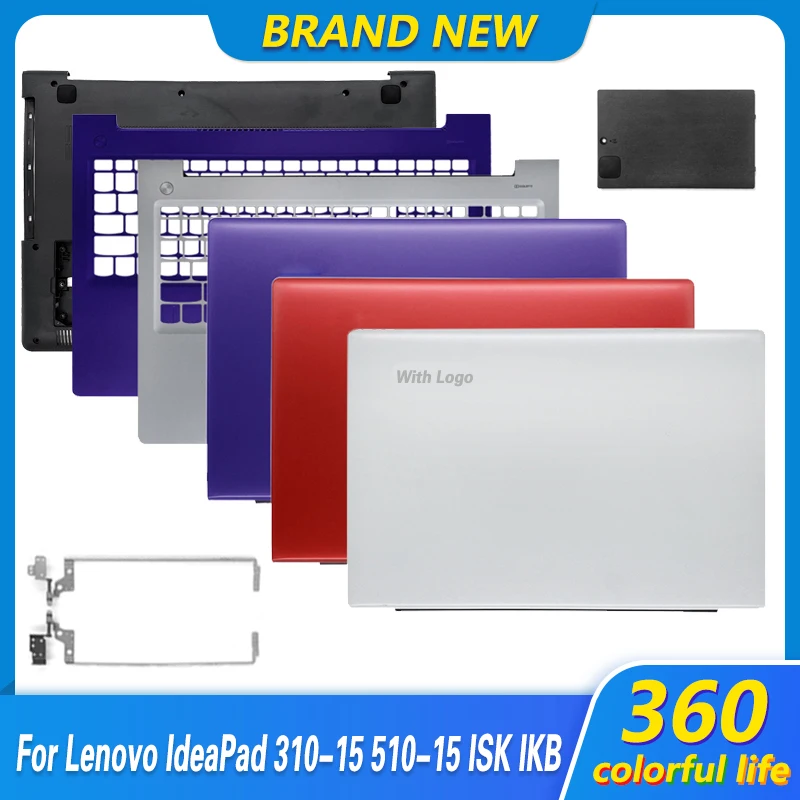 

Новинка для Lenovo Ideapad 310-15 310-15ISK 310-15IKB задняя крышка для ноутбука/Передняя панель/Упор для рук/Нижняя крышка/петли верхняя крышка 15,6"