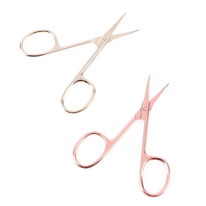 

High Quality Stainles Steel Eyebrow Hair Trimming Beauty Makeup Nail Scissors Facial Trimming Tweezer Makeup Scissors Tool