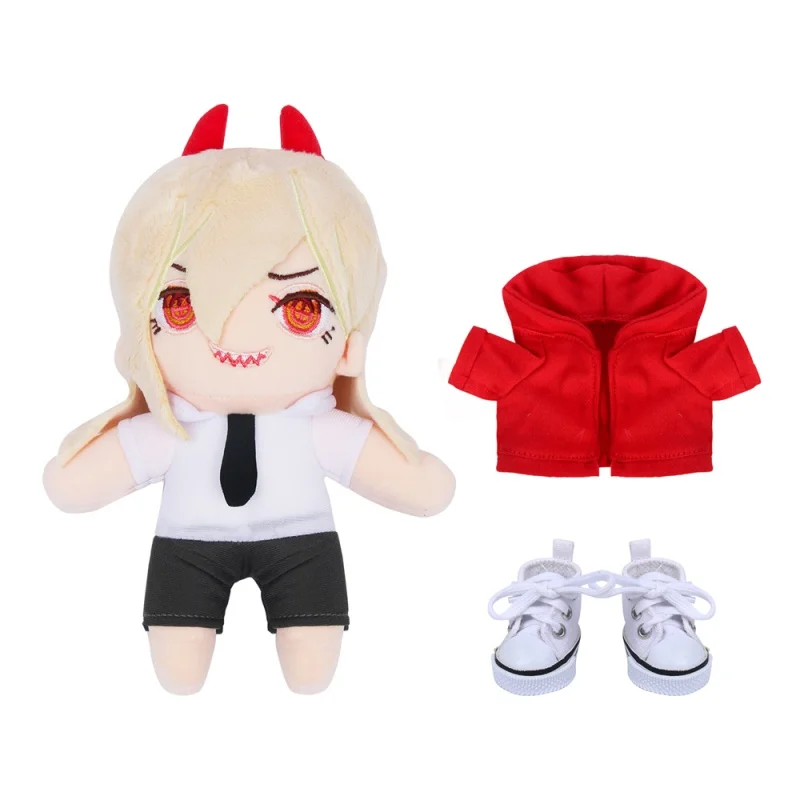 

Chainsaw Man Plush Toys Doll Power Hills Denji A Mitaka Asa Stuffed Toy DIY Removable Clothes Shoes Exquisite. Gifts 20cm