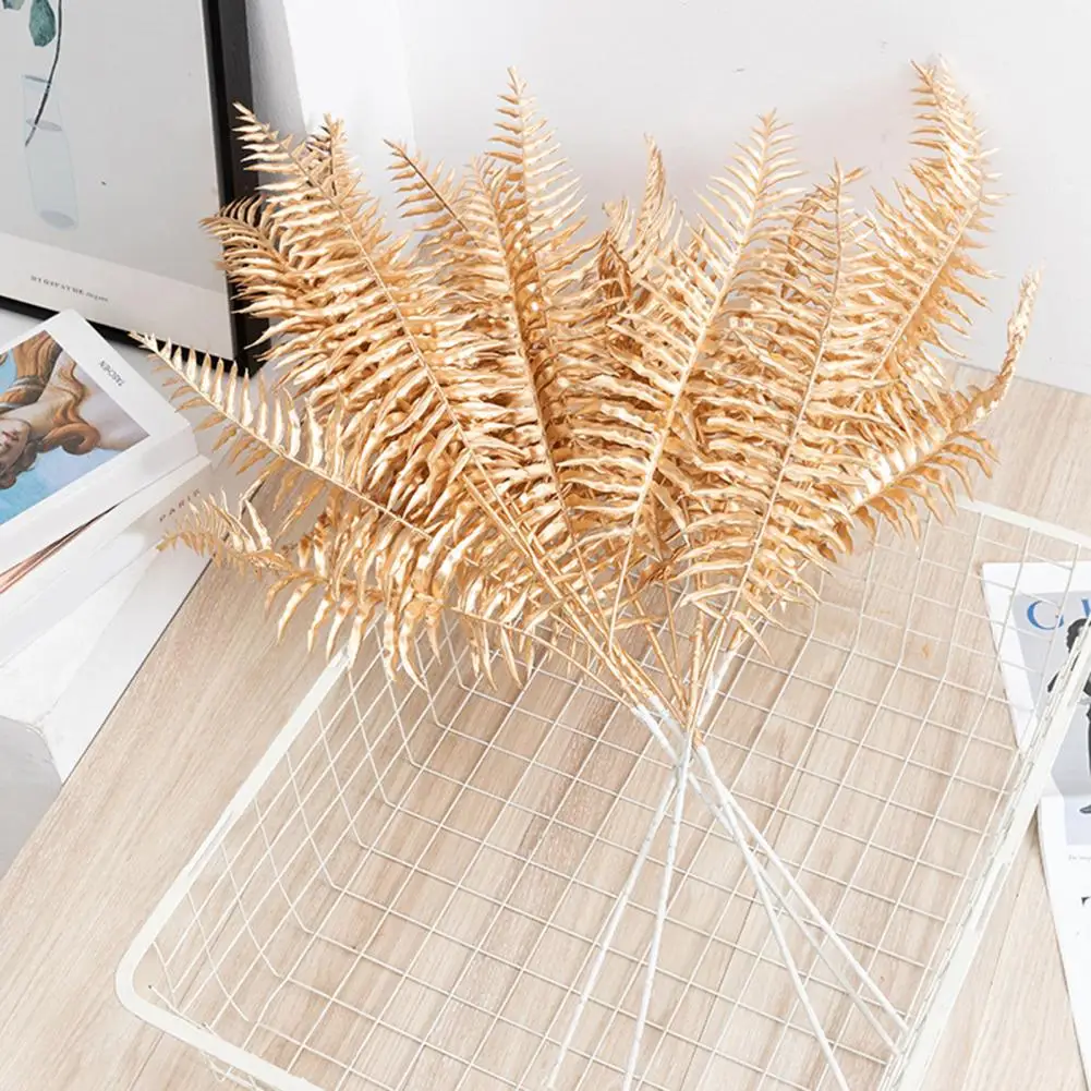 

Реквизит для фотосъемки прекрасное качество изготовления золотой персидский эвкалипт имитация растений для дома