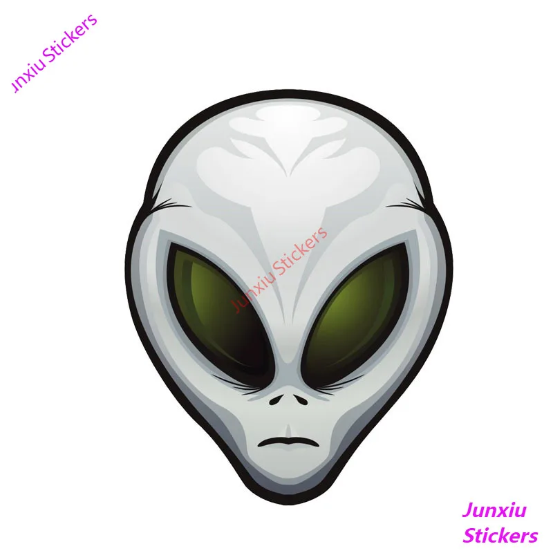 

Alien UFO Creative Car Stickers Styling Cover Scratches Decals for Bumper Window Laptop Bodywork Vinyl Auto Interior KK15*12cm