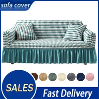 sofa cover bubble plaid with skirt elastic sofa slipcover stretch couch covers for sofas seat covers for living room 123seater