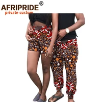 african couple clothes womens high waist beach shorts mens ankara print pants plus size match print fashion casual a20c005