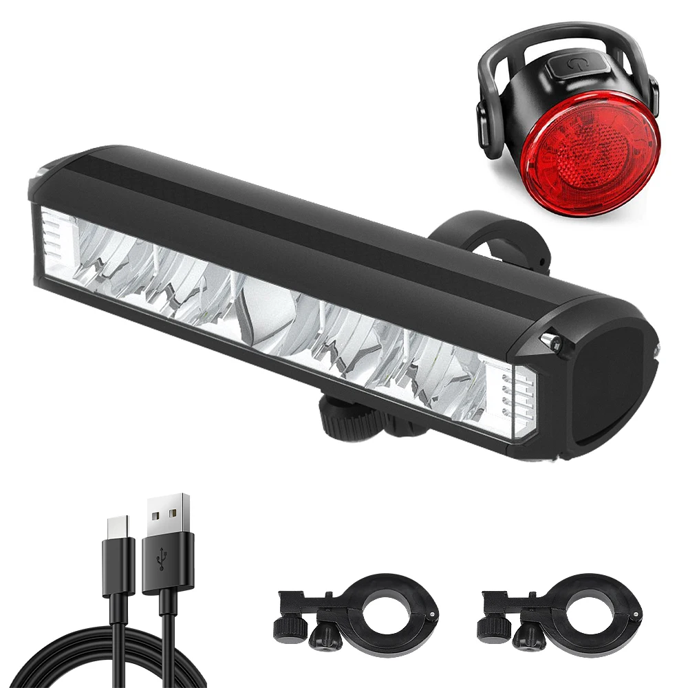 

X-TIGER Super Bright LED Bike Light USB Rechargeable Bicycle Headlight-5 Modes Waterproof Bike Headlight Front Bike Light