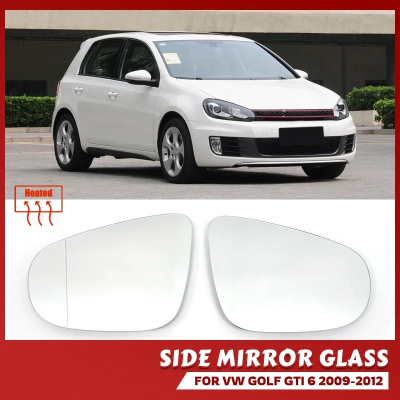 Для VW Volkswagen Golf 6 MK6 5K 2009-2012 Touran 2011-2015 левое или правое боковое зеркало с подогревом