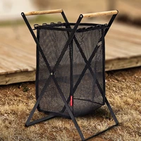outdoor folding table net bag fine knitted thick net storage bag under desk portable lightweight foldable desk bag