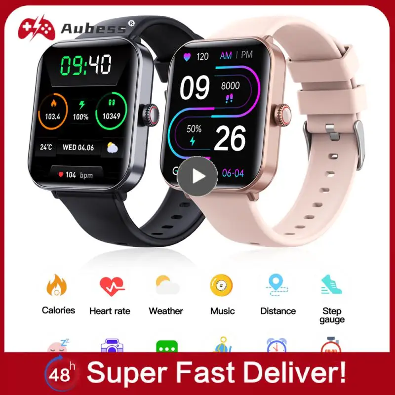 

New Blood Pressure Smart Watch Waterproof Watch Monitoring Smart Sports Watch Smart Watches Smart Electronics Wearable Devices