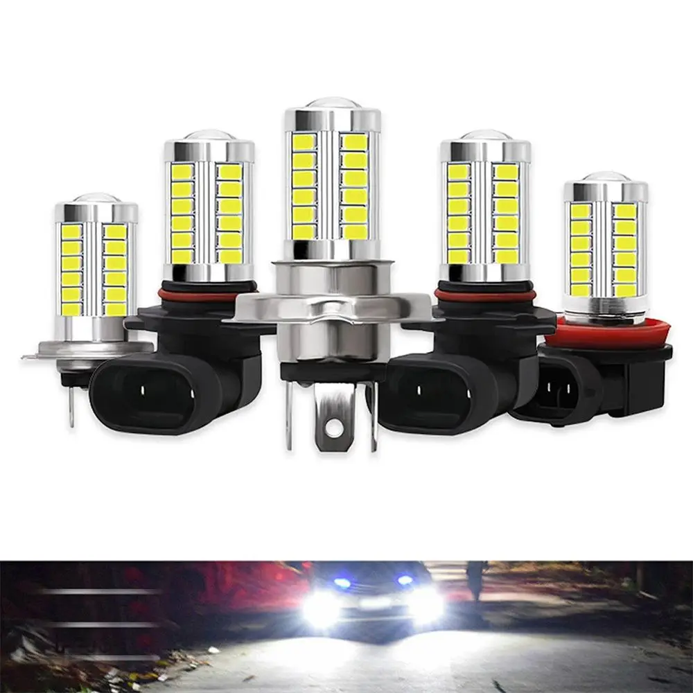 

2 шт., автомобильные светодиодсветодиодный лампы H4 H7 H8/H11 9005 9006