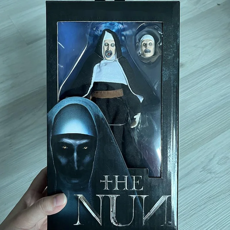 

Экшн-фигурки NECA «монахини» из серии «ужасы», игрушка с изображением лица, меняемая коллекция, подарок на Хэллоуин, день рождения, игрушки, модель куклы
