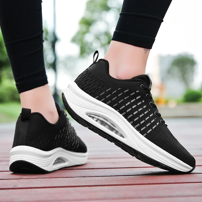 Women Shake Shoes Height Increasing Casual Treckking Sneakers Cushioned Famale Chunky Sneakers