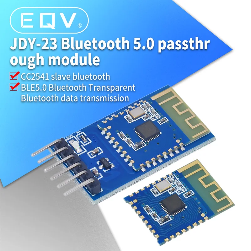 

JDY-23 Bluetooth 5.0 Module BLE5.0 Bluetooth Transparent Transmission Bluetooth Digital Transmission CC2541