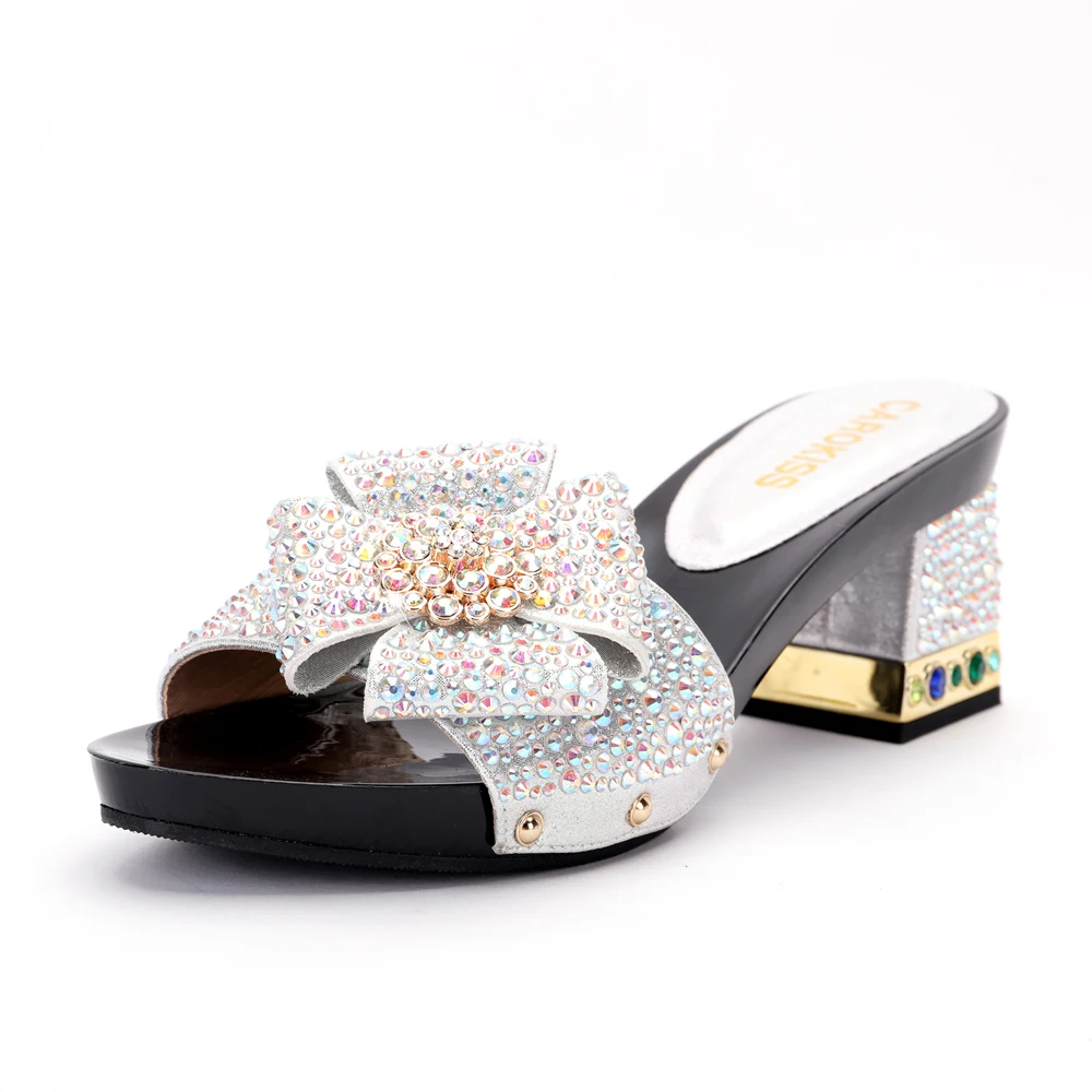 

Purple Shoes Shiny Sexy High Heel Summer Sandals Party In Nigerian Wedding with Platform Shoes Woman Latest Slippers for Ladies