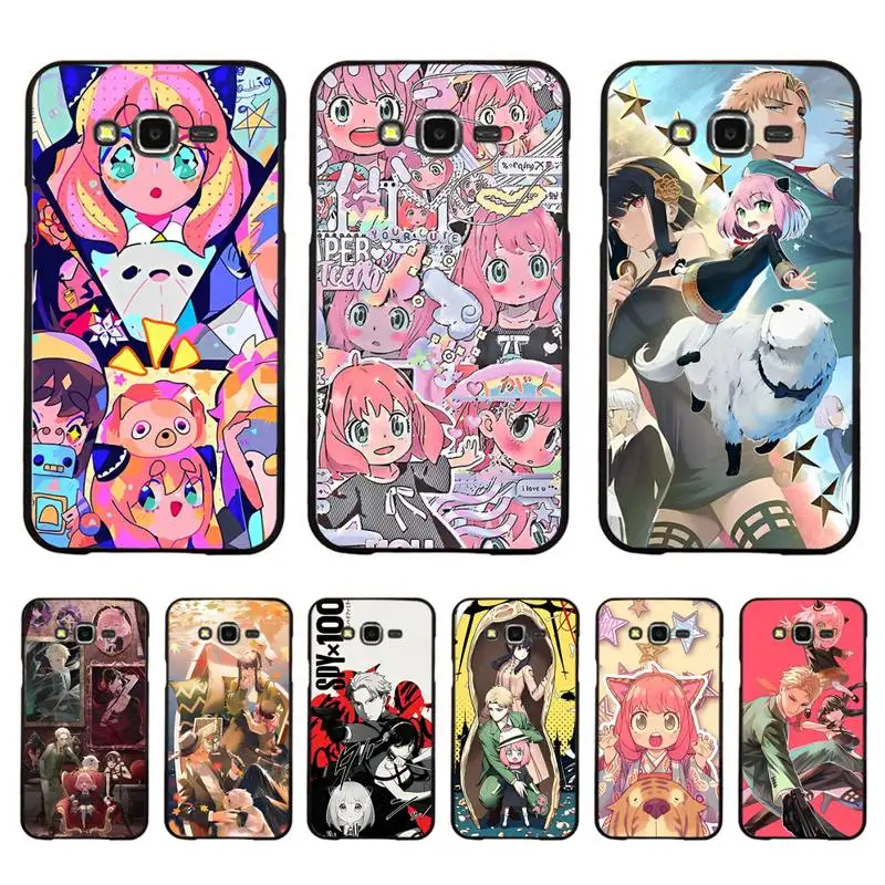 

LVTLV Anime Spy X Family Anya Phone Case For Samsung J 7 plus 7core J7 neo J6 plus prime J6 J4 J5 Mobile Cover