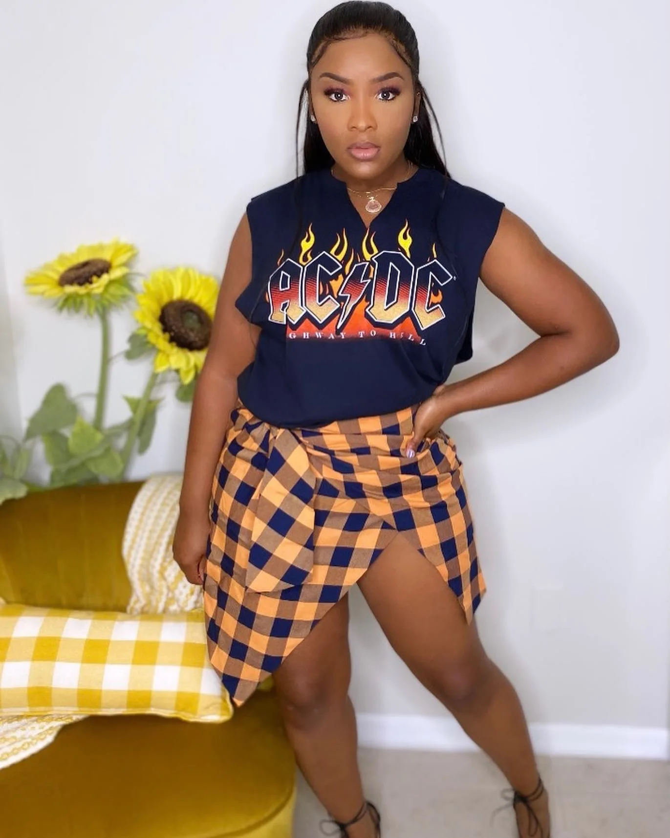 

Мини-юбки женские белые в стиле пэчворк, летняя Милая плиссированная юбка с рисунком грибка, черная Готическая клетчатая в стиле преппи, Y2k, ...