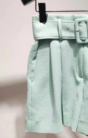 

Women Shorts High Waist Simple Comfortable New Sashes Shorts 2021 Spring Summer