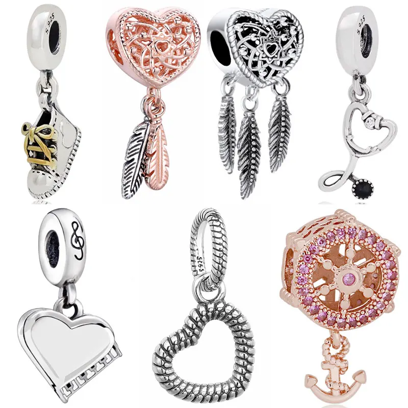 

Ажурный шлем в форме сердца и якорь, женский браслет, популярный браслет