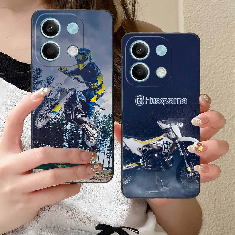 Чехол для мобильного телефона H-Husqvarna Xiaomi Redmi Note 13 12 11 10 9 8 7 6 S A Pro Lite Plus 5G черный