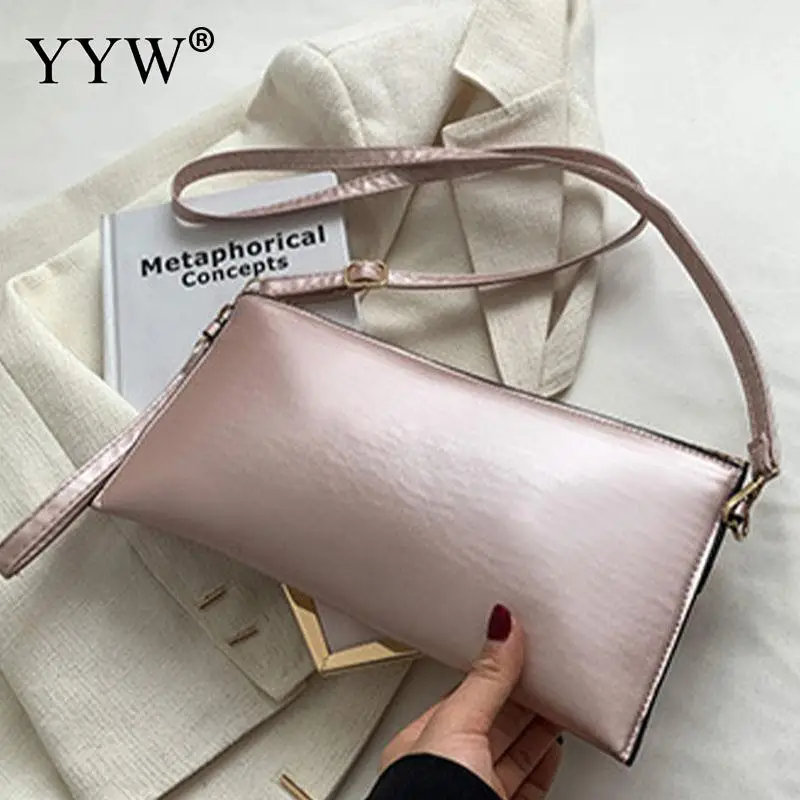 Fashion Glitter Sequins Envelope Evening Party Bag PU Leather Clutch Messenger Wallet Purse for Women Wristlet Shoulder Handbag