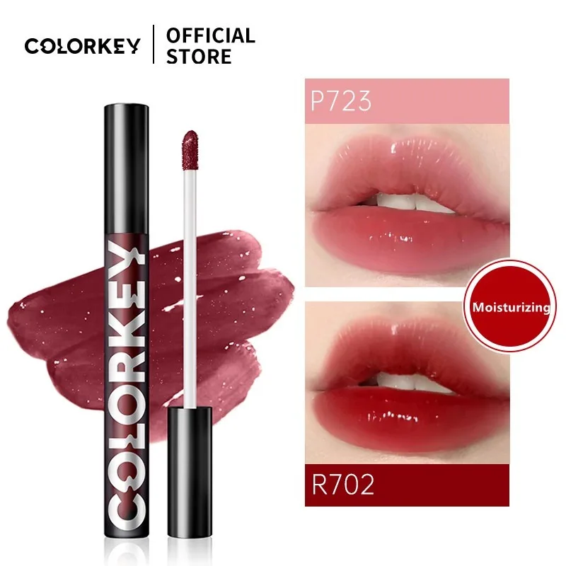 

Блеск для губ Colorkey, стойкий тинт для губ, зеркальная Глянцевая жидкая помада, увеличенная яркость, мерцающий цветной Макияж для губ, 1,7 г