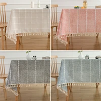 new american country home waterproof tea table table cloth desk table cloth fabric dust proof table cloth