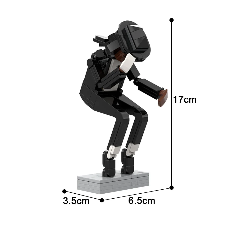 Строительные блоки MOC знаменитый танцор MJ модель экшн-фигурки кубики игрушки