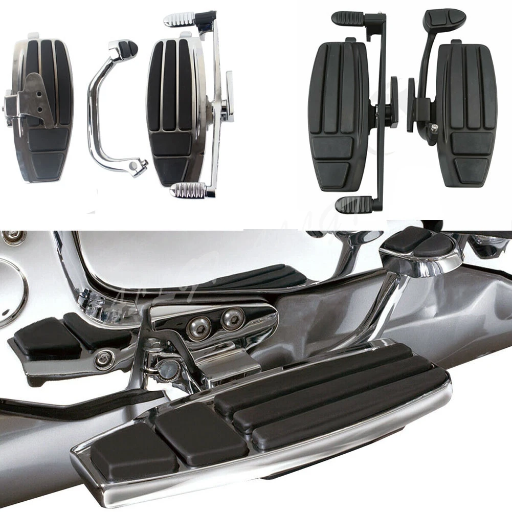 

Driver Floorboard Footboard Kit Aluminum Fit For Honda Goldwing GL1800 2001-2008 2009 2010 2011 2012 2013 2014 2015 2016 2017