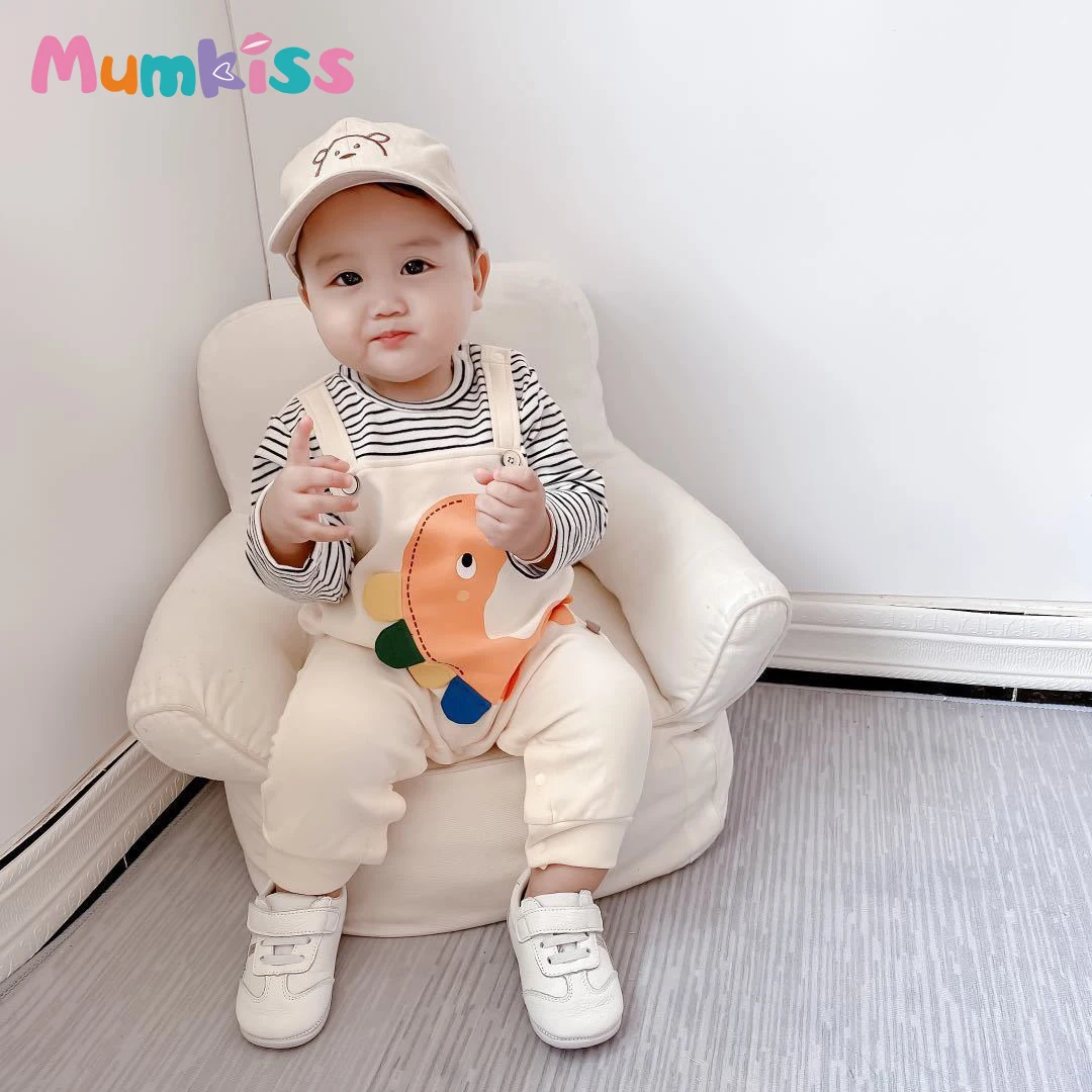 

Детские комплекты Mumkiss на весну и осень, мультяшный узор, хлопок, повседневный универсальный стиль, 2 предмета, детская одежда для мальчиков