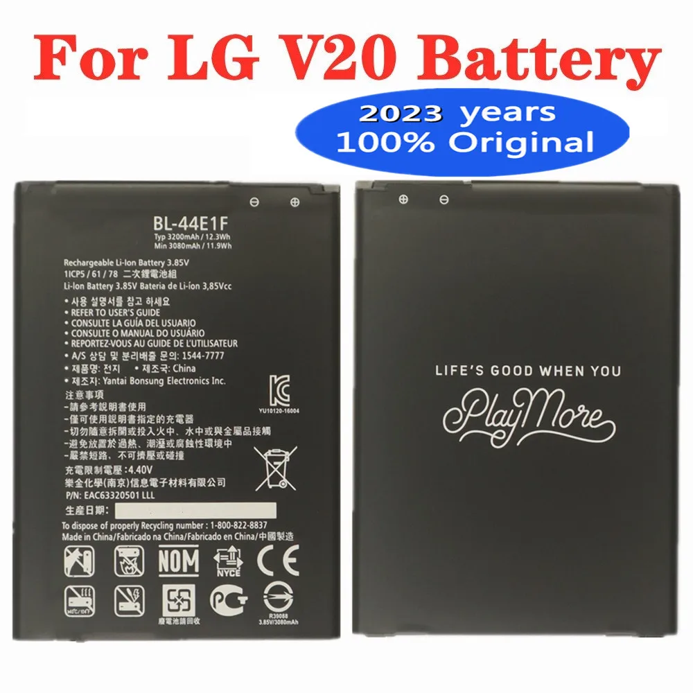 

2023 Years 3200mAh BL-44E1F Perfine V20 Battery For LG V20 H915 H910 H990N US996 F800L BL44E1F Mobile Phone Replacement Bateria