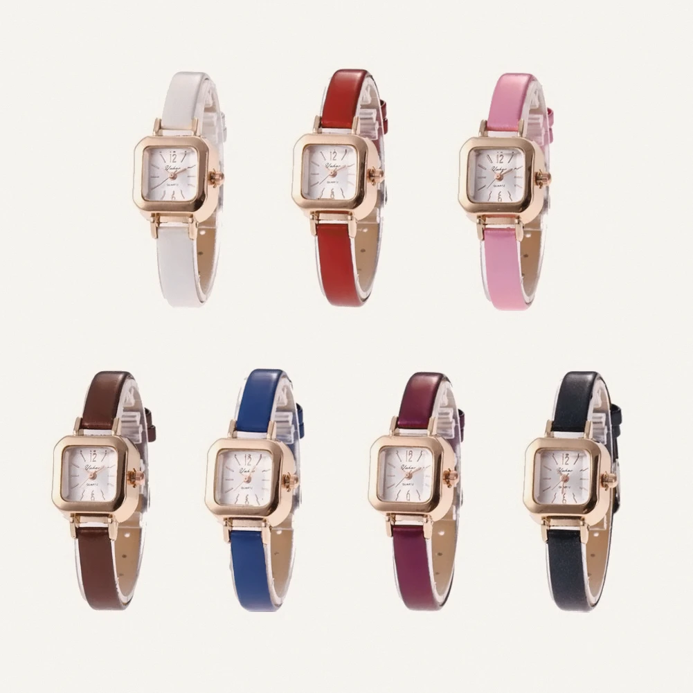 Новые женские минималистичные механические модные трендовые кварцевые часы для