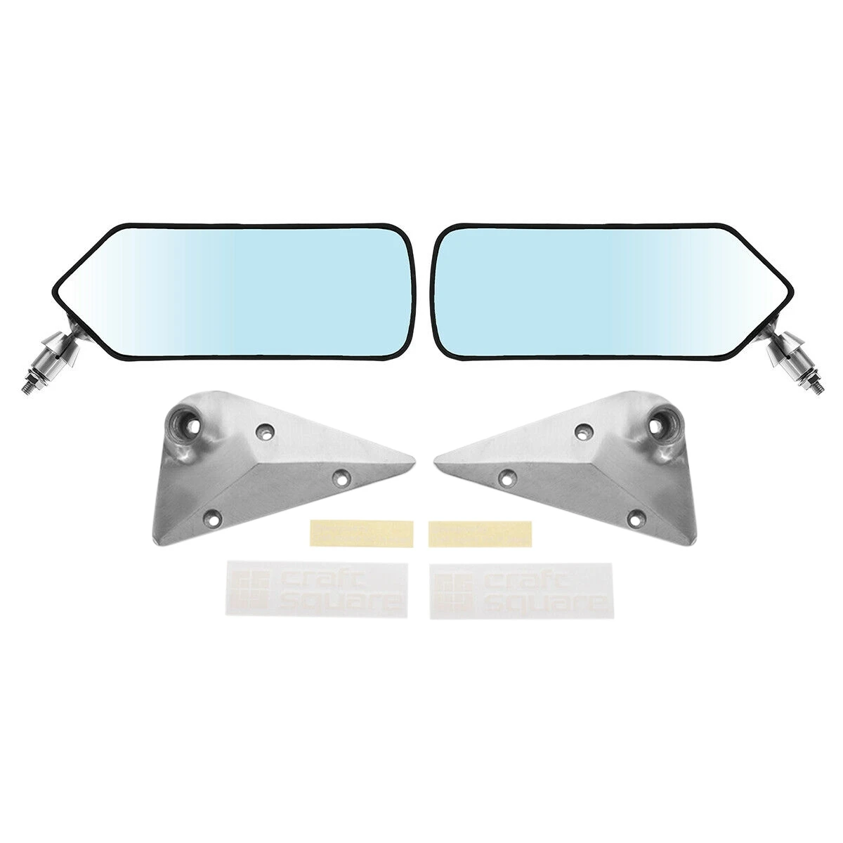 

Автомобильное зеркало заднего вида F1, 2 шт., Гоночное универсальное боковое зеркало F1, стиль с синим зеркалом заднего вида