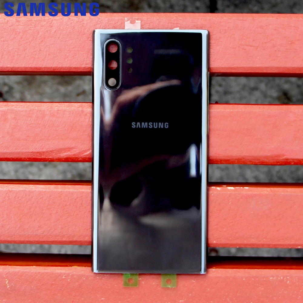 original samsung glass housing back cover cases for samsung galaxy note 10 note x note10 plus note10 phone rear battery door free global shipping