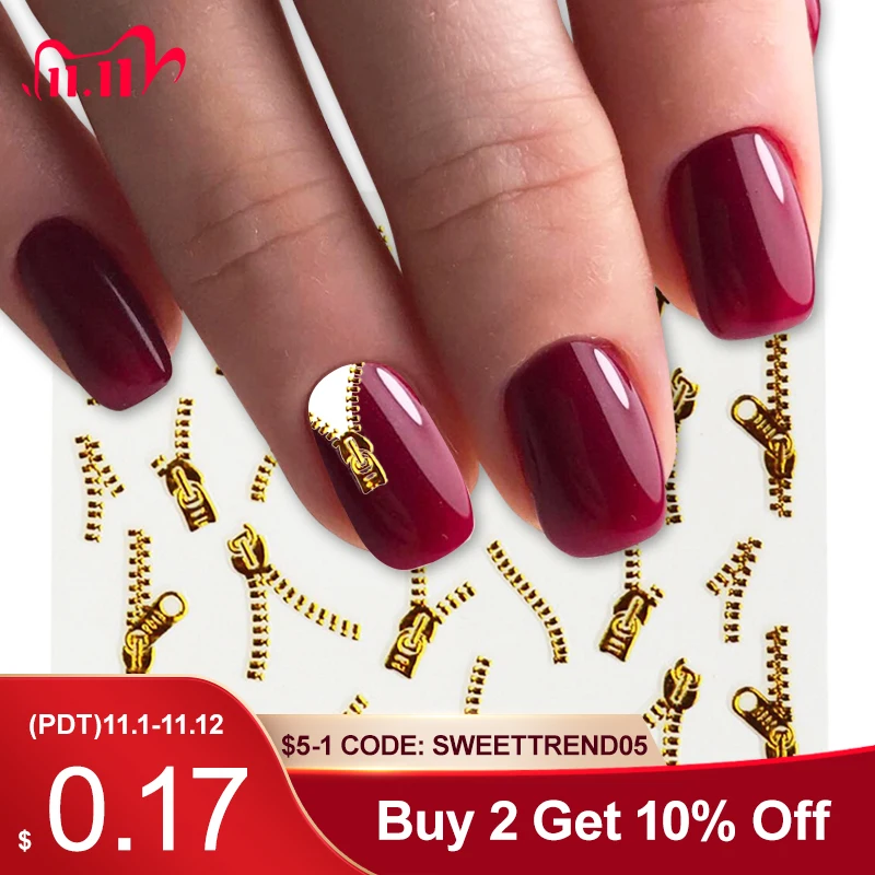 

1 лист золотой молнии 3d наклейки для ногтей дизайн наклейки наклейки на ногти для ногтей инструменты для украшения маникюра модные дизайна ...