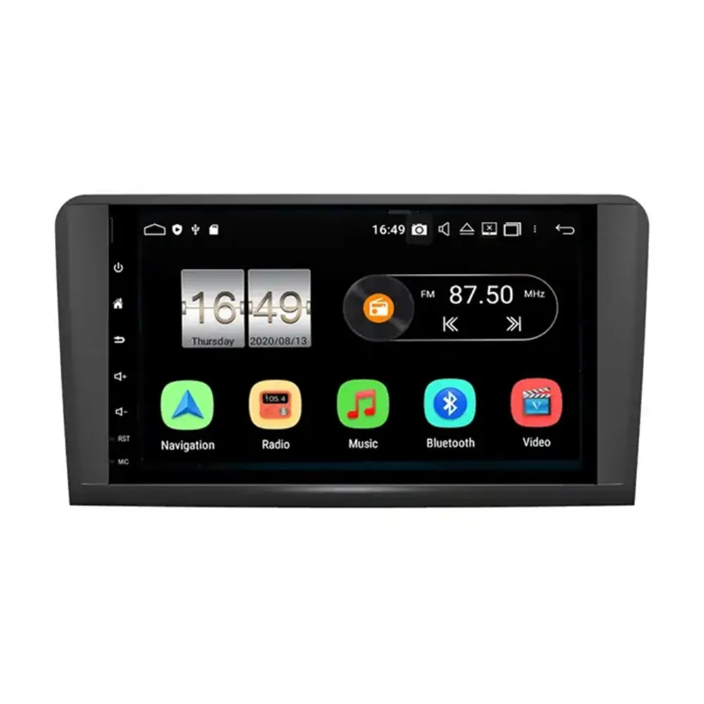 

9" Android 12 Car Radio 8 Core 8+128G MT8667 For BENZ W164 ML300 ML350 ML450 X164 Audio Stereo Multimedia Player PX5 Carplay DSP